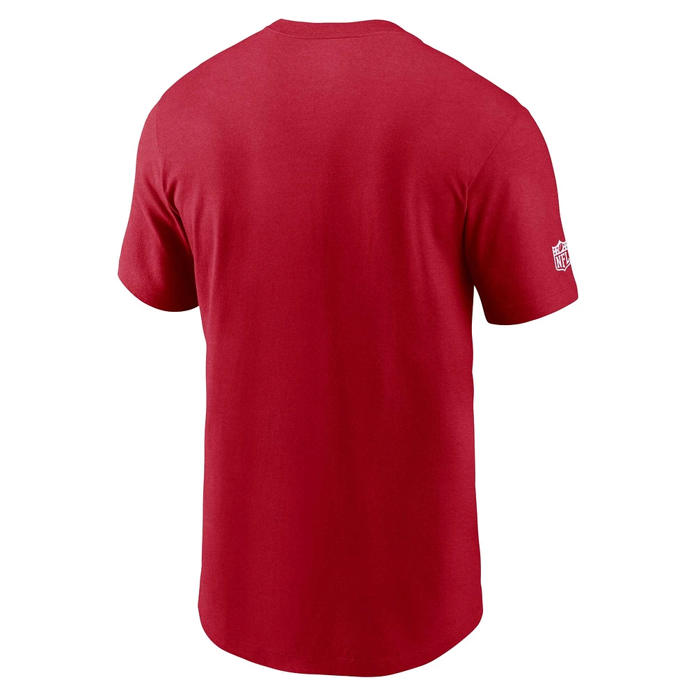 Men's Nike Red Tampa Bay Buccaneers Sideline Performance - T-Shirt