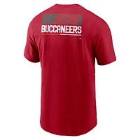 Men's Nike Red Tampa Bay Buccaneers Team Incline T-Shirt