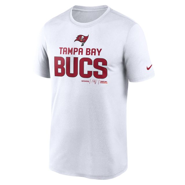 NUT BUCS BLANC HOMME NIKE LEGEND COMMUNITY T-SHIRT TEEMENSCR