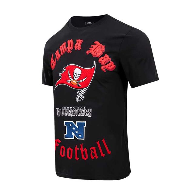 T-shirt noir Pro Standard pour hommes des Buccaneers de Tampa Bay Old English