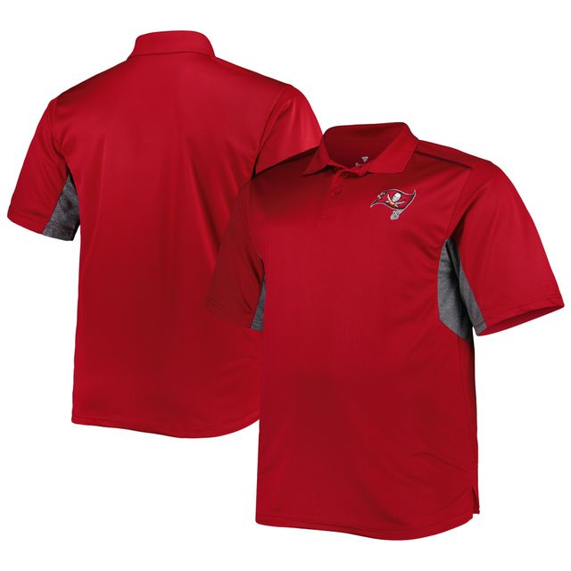 Polo rouge Tampa Bay Buccaneers Big & Tall Team Color pour homme