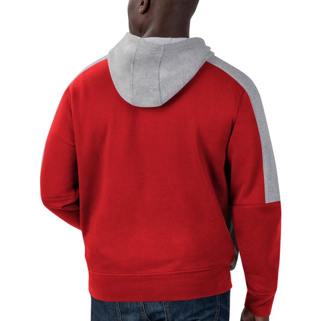 Hommes Starter Red Tampa Bay Buccaneers Playoff - Veste à capuche entièrement zippée