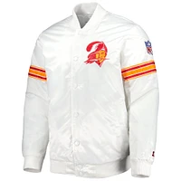 Starter Blanc Tampa Bay Buccaneers The Power Forward Full-Snap Jacket