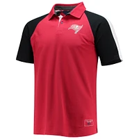 Men's Tommy Hilfiger Red/White Tampa Bay Buccaneers Holden Raglan Polo