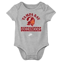 Newborn & Infant Nike  Tampa Bay Buccaneers Rewind Bodysuit Three-Pack