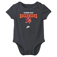 Newborn & Infant Nike  Tampa Bay Buccaneers Rewind Bodysuit Three-Pack