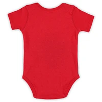 Newborn & Infant Tampa Bay Buccaneers Dynamic Duo Bodysuit, Bib Knit Hat Set