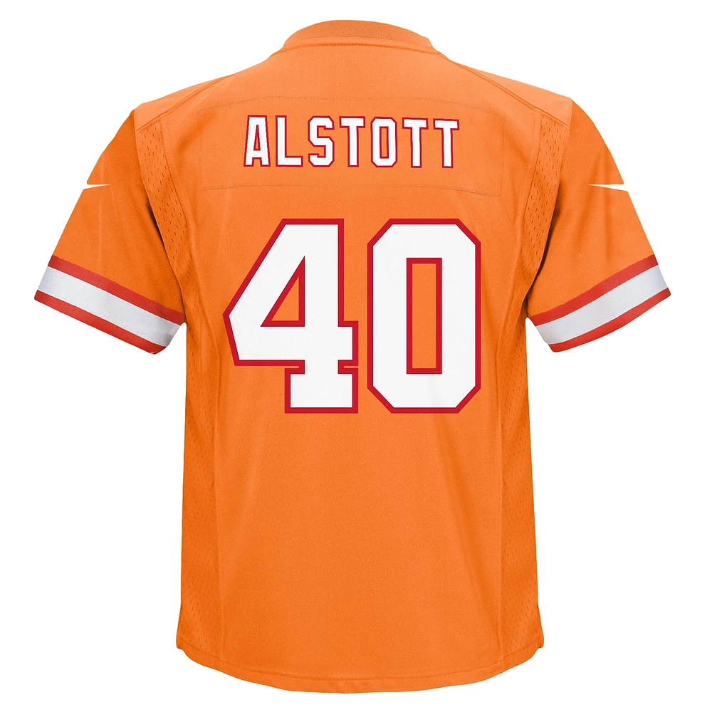 Preschool Nike Mike Alstott Orange Tampa Bay Buccaneers Retired Player Game Jersey