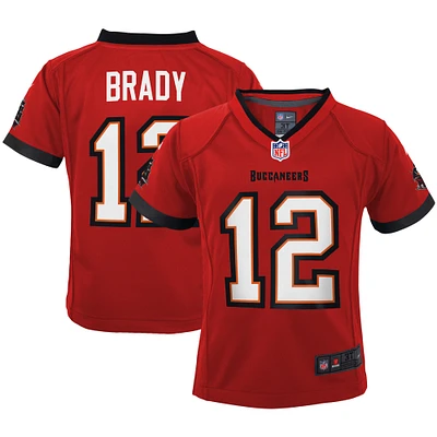 Toddler Nike Tom Brady Rouge Tampa Bay Buccaneers Game - Maillot