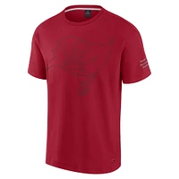 Unisex Fanatics  Red Tampa Bay Buccaneers Elements Iconic T-Shirt