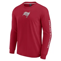 Unisex Fanatics Red Tampa Bay Buccaneers Elements Strive Long Sleeve T-Shirt