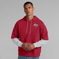 Unisex Fanatics  Red Tampa Bay Buccaneers Sleek Elements Pullover Hoodie