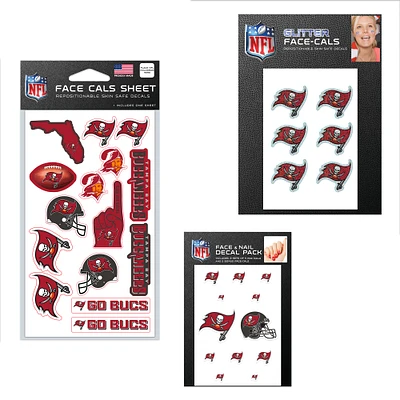 WinCraft Tampa Bay Buccaneers 4" x 7" Waterless Tattoos Set