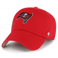 Women's '47 Red Tampa Bay Buccaneers Confetti Icon Clean Up Adjustable Hat