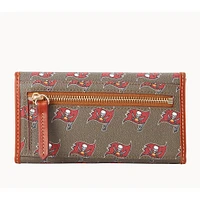 Pochette continentale couleur équipe Dooney & Bourke Tampa Bay Buccaneers pour femmes