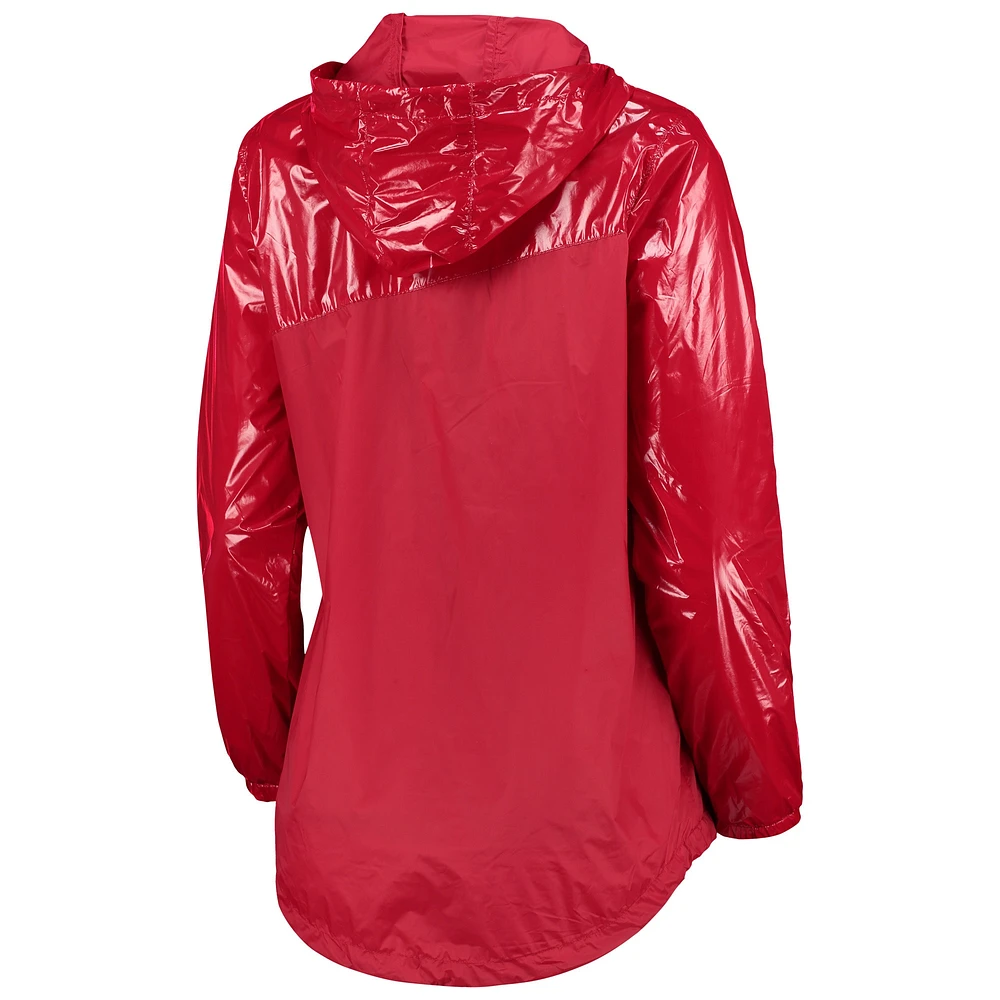 Women's G-III 4Her by Carl Banks Red Tampa Bay Buccaneers Double-Coverage Full-Zip Hoodie Jacket