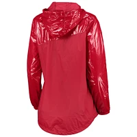 Women's G-III 4Her by Carl Banks Red Tampa Bay Buccaneers Double-Coverage Full-Zip Hoodie Jacket