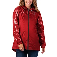Women's G-III 4Her by Carl Banks Red Tampa Bay Buccaneers Double-Coverage Full-Zip Hoodie Jacket