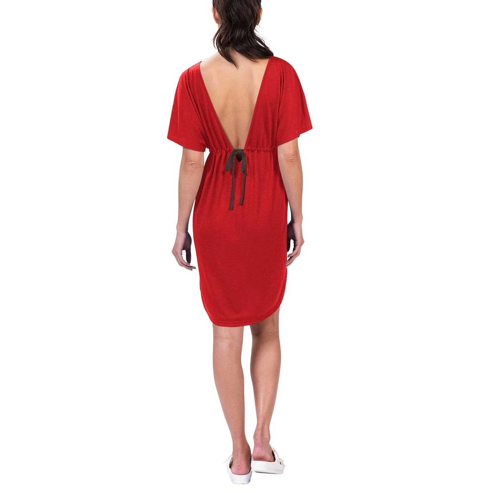 Women's G-III 4Her by Carl Banks Red Tampa Bay Buccaneers Versus Swim Cover-Up