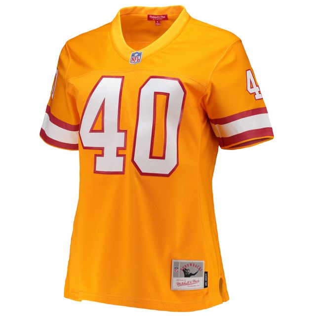 Maillot de joueur réplique Mitchell & Ness Mike Alstott orange Tampa Bay Buccaneers Legacy pour femmes