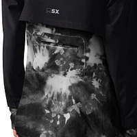 Women's MSX by Michael Strahan Black Tampa Bay Buccaneers Grace Raglan Full-Zip Running Jacket