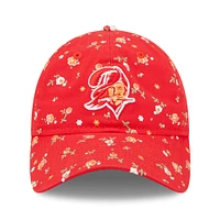 Women's New Era Red Tampa Bay Buccaneers  Floral 9TWENTY Adjustable Hat