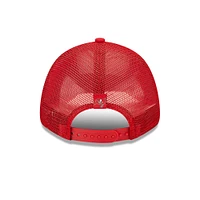 Women's New Era   Red Tampa Bay Buccaneers Team Trucker 9FORTY Snapback Hat