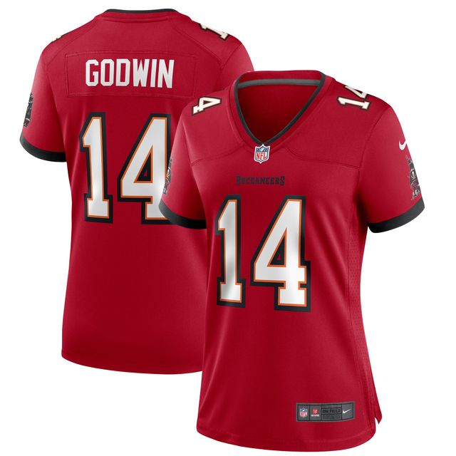 Maillot de joueur match Nike Chris Godwin des Tampa Bay Buccaneers pour femme, rouge