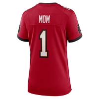 Women's Nike Number 1 Mom Red Tampa Bay Buccaneers Game Jersey