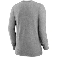 Women's Nike Pewter Tampa Bay Buccaneers Team Name Long Sleeve T-Shirt