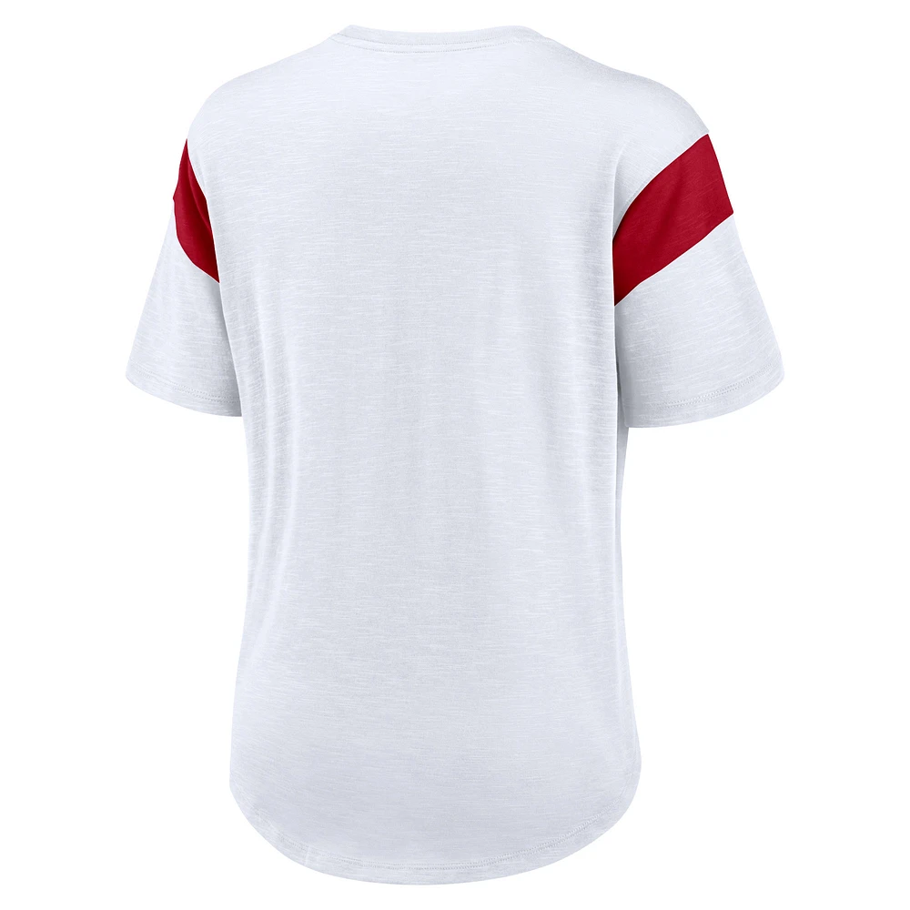 Women's Nike White Tampa Bay Buccaneers Fashion T-Shirt