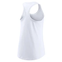 Women's Nike White Tampa Bay Buccaneers Tri-Blend Racerback Scoop Neck Tank Top