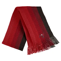 Women's WEAR by Erin Andrews Red Tampa Bay Buccaneers Ombre Pom Knit Hat and Scarf Set