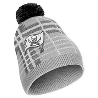 Women's WEAR by Erin Andrews Tampa Bay Buccaneers Plaid Knit Hat with Pom & Scarf Set