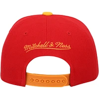 Youth Mitchell & Ness Red/Yellow Tampa Bay Buccaneers Shredder Adjustable Hat