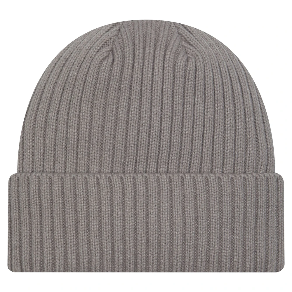 Youth New Era  Heather Gray Tampa Bay Buccaneers Color Pack Cuffed Knit Hat