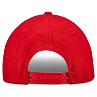 Youth New Era Red Tampa Bay Buccaneers Outline 9FORTY Adjustable Hat