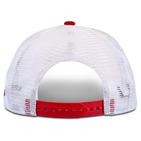 Youth New Era Red Tampa Bay Buccaneers Tear 9FIFTY Trucker Snapback Hat
