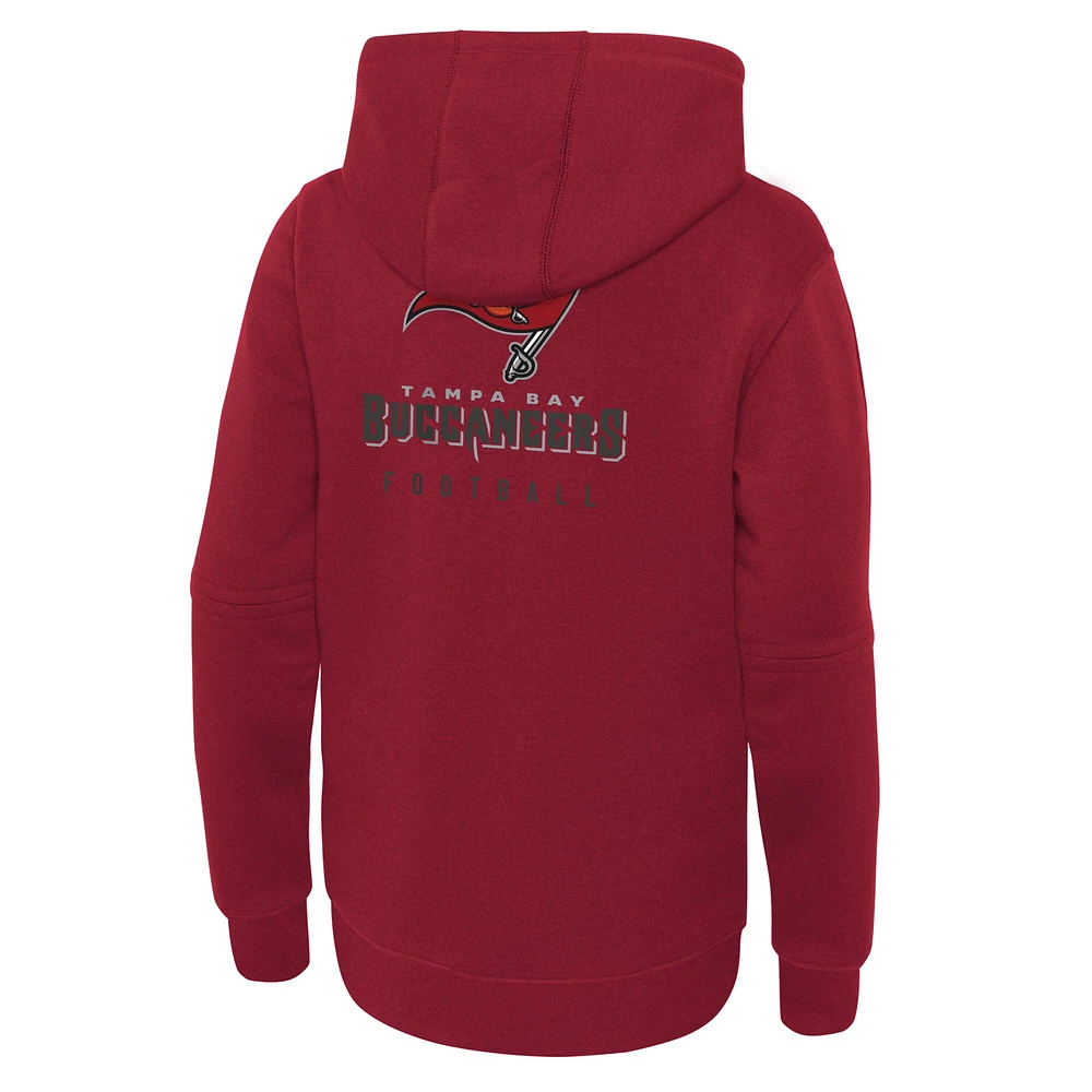 Youth Nike Red Tampa Bay Buccaneers Club Fleece Pullover Hoodie