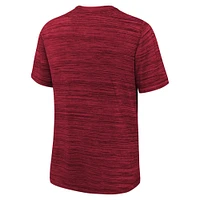 Youth Nike Red Tampa Bay Buccaneers Team Sideline Velocity Performance T-Shirt