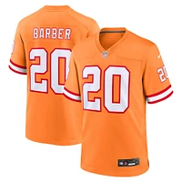 Maillot de match joueur retraité Nike Ronde Barber Orange Tampa Bay Buccaneers pour jeune