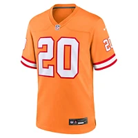Maillot de match joueur retraité Nike Ronde Barber Orange Tampa Bay Buccaneers pour jeune