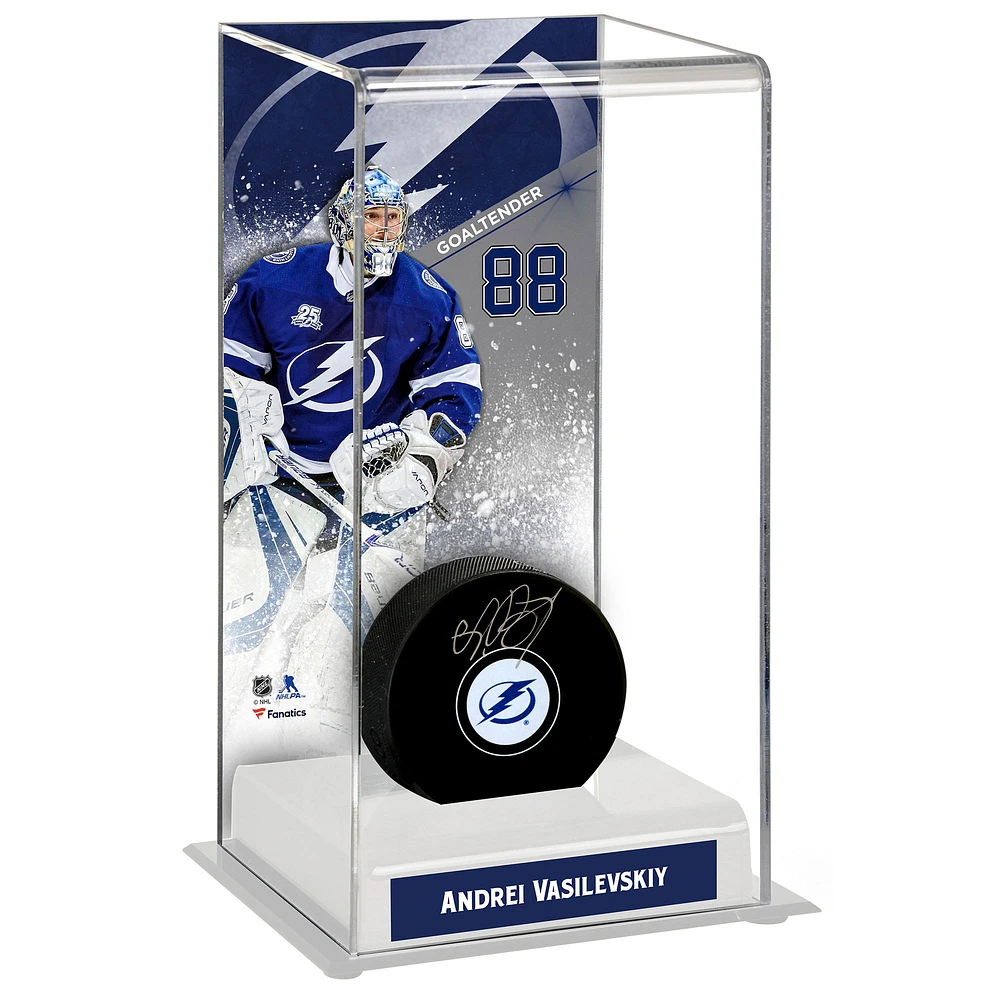 Andrei Vasilevskiy Tampa Bay Lightning Deluxe Tall Hockey Puck Case