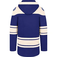 Men's '47 Blue Tampa Bay Lightning Superior Lacer Pullover Hoodie
