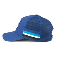 Casquette réglable de camionneur American Needle pour hommes, bleu Tampa Bay Lightning HotFoot Stripes