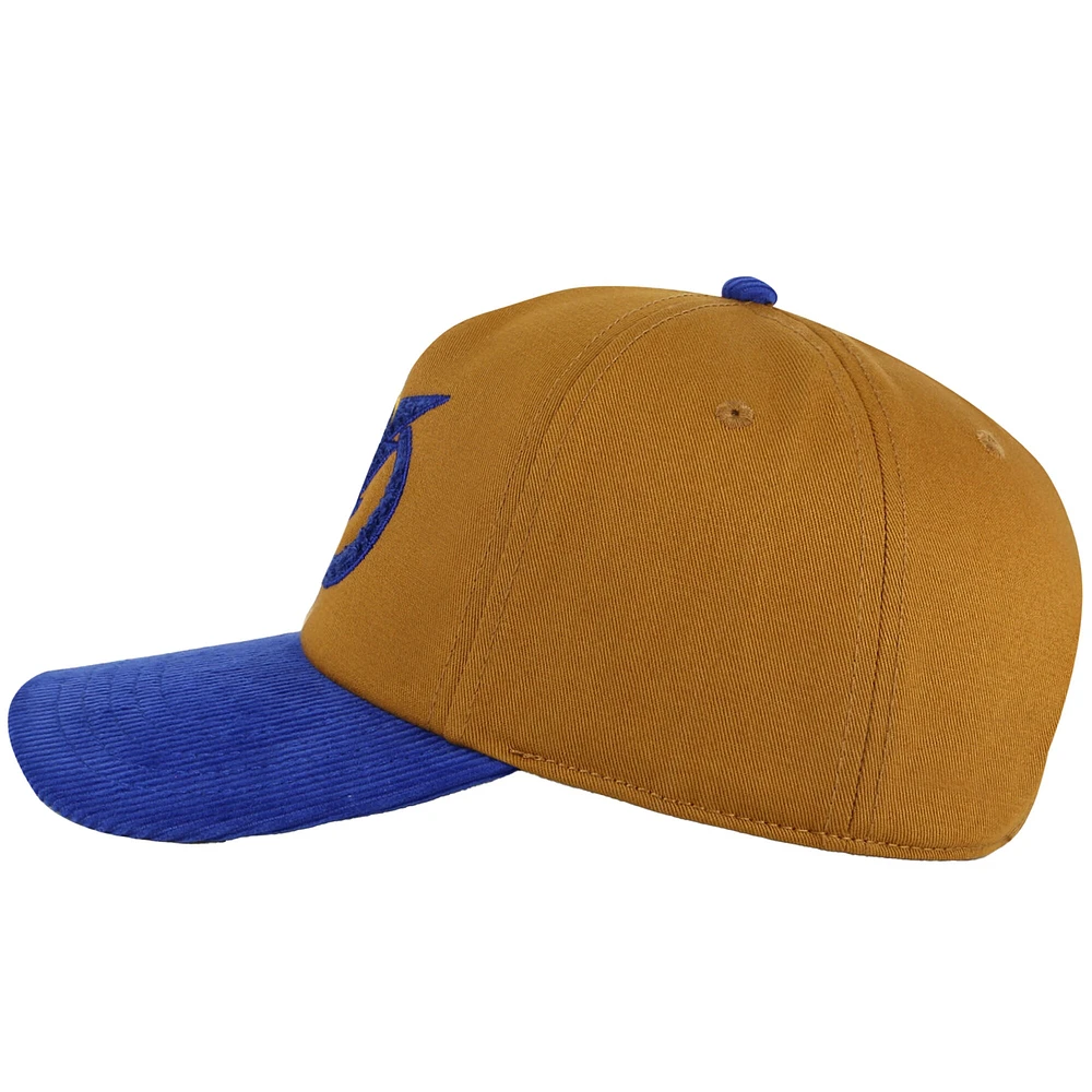 Men's American Needle  Tan/Blue Tampa Bay Lightning Burnett Adjustable Hat