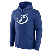 Men's Blue Tampa Bay Lightning Primary Logo Pullover Hoodie