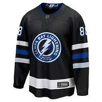 Men's Fanatics Andrei Vasilevskiy Black Tampa Bay Lightning Alternate Premier Breakaway Player Jersey