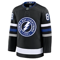 Men's Fanatics Andrei Vasilevskiy Black Tampa Bay Lightning Alternate Premium Jersey