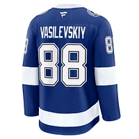 Men's Fanatics Andrei Vasilevskiy Blue Tampa Bay Lightning Home Premium Jersey